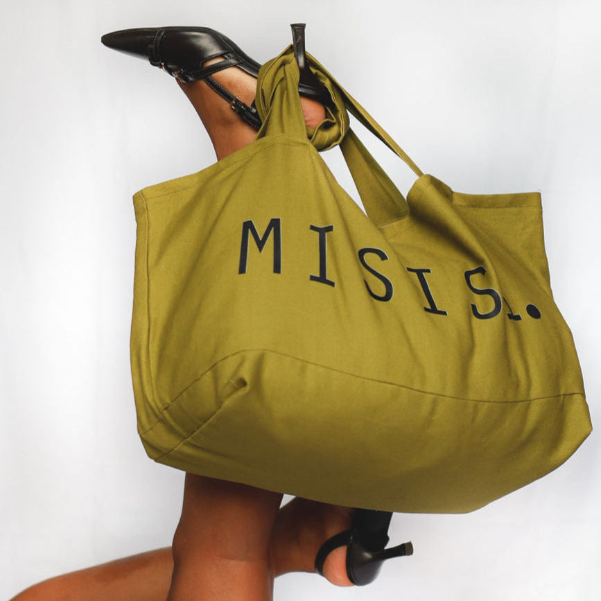 Extra Large "Misisi." Tote Bag