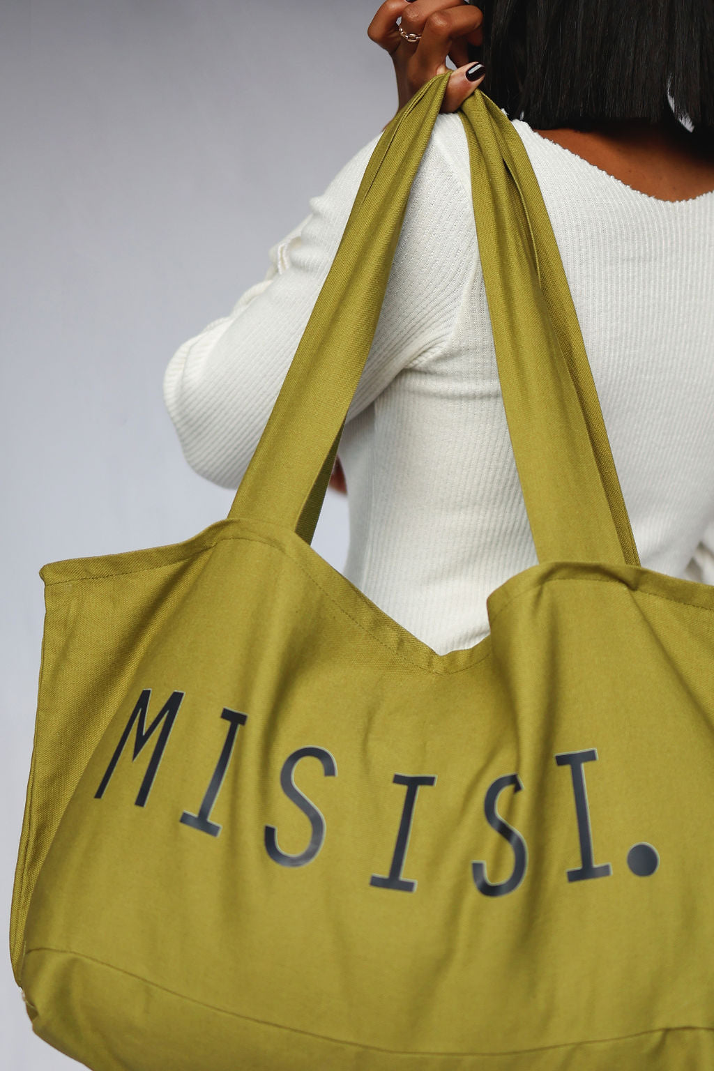 Extra Large "Misisi." Tote Bag