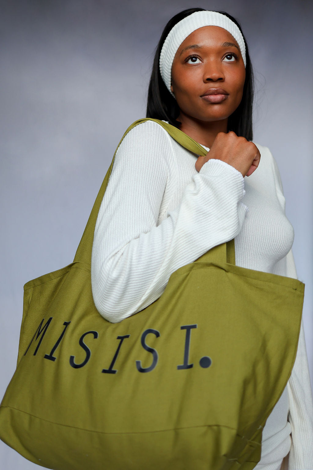 Extra Large "Misisi." Tote Bag