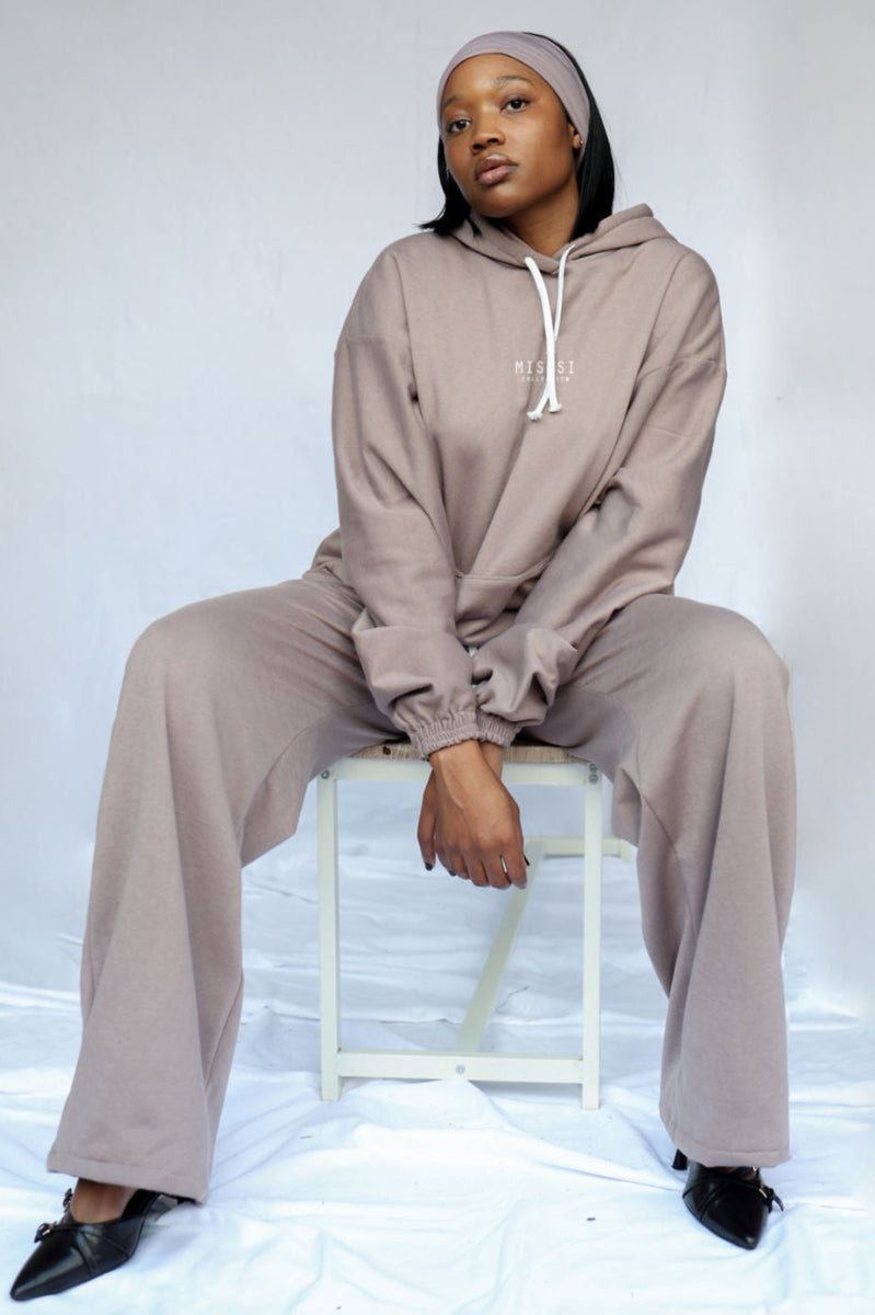 "Miora" Tracksuit set in Mauve