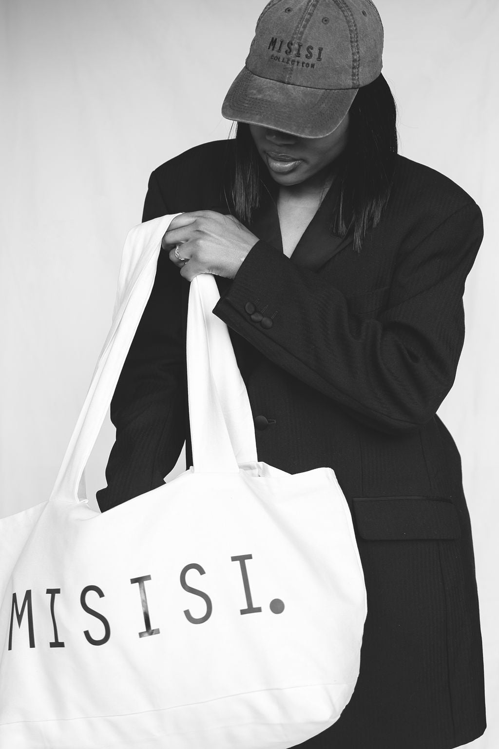 Extra Large "Misisi." Tote Bag